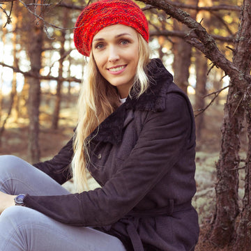 Knitted beret hat "Lisabet"