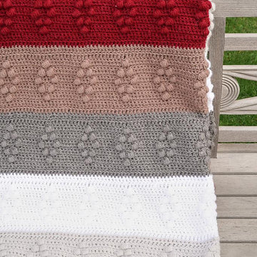 Amity striped blanket