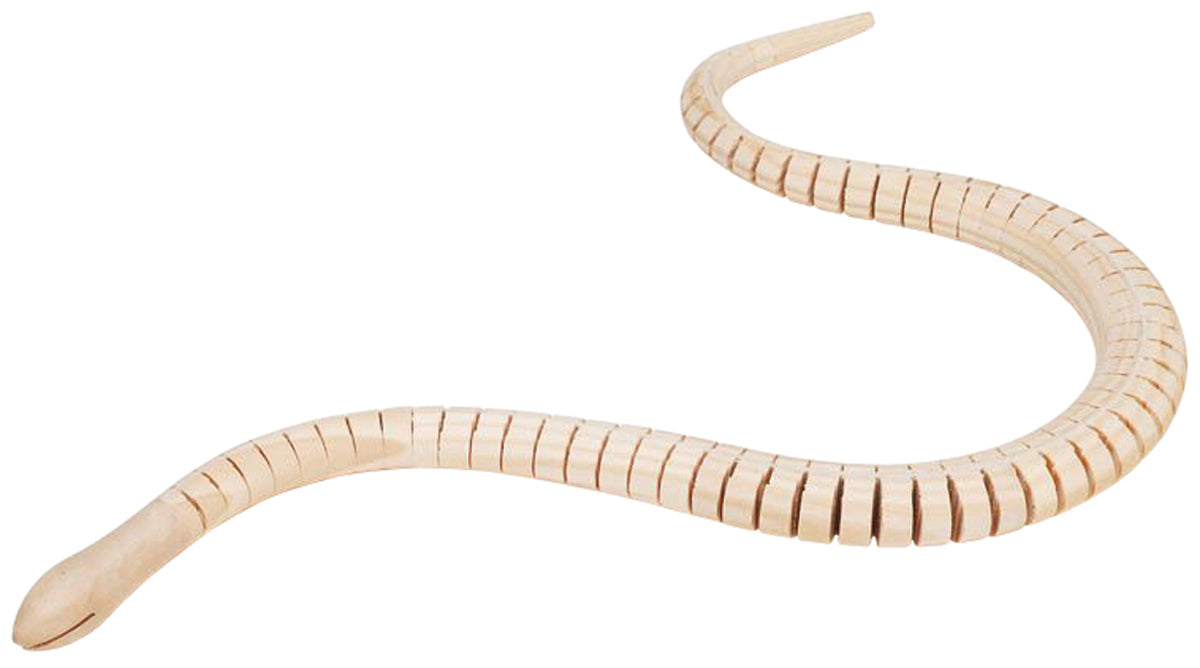 Darice Wood Wiggle Animal - Snake 19"X1"