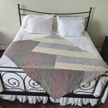 Modern Chevron Quilt Blanket