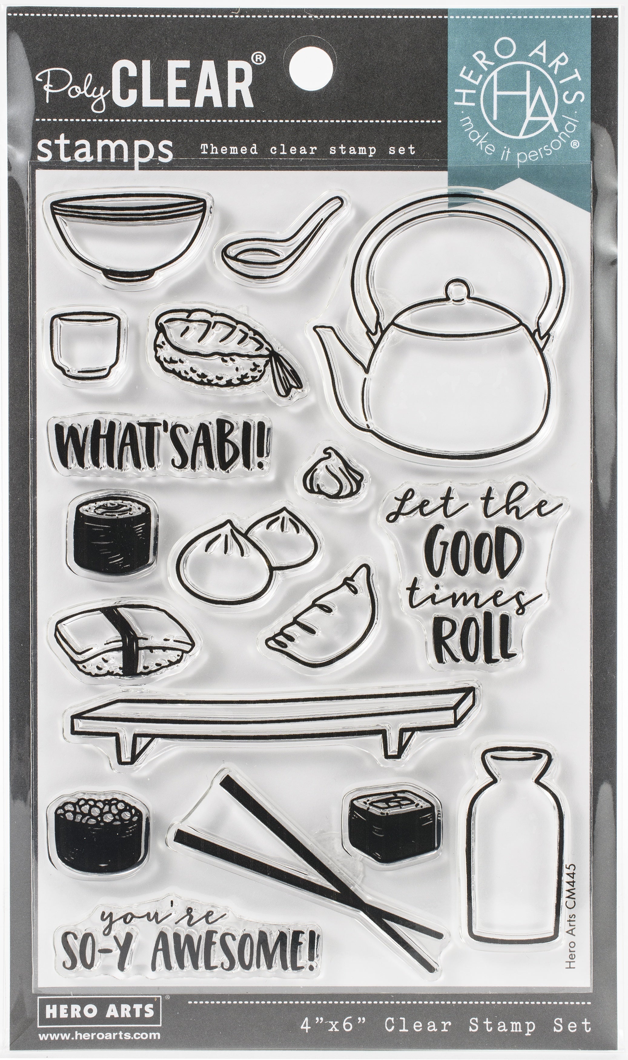 Hero Arts Clear Stamps 4"X6" - Soy Awesome
