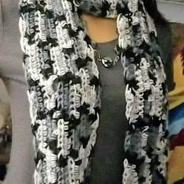 Crazy ink scarf