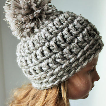Super Chunky Pom Pom Beanie