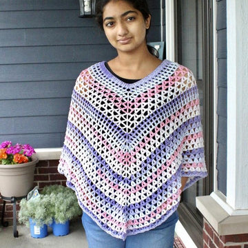 Radiance Crochet Poncho Pattern
