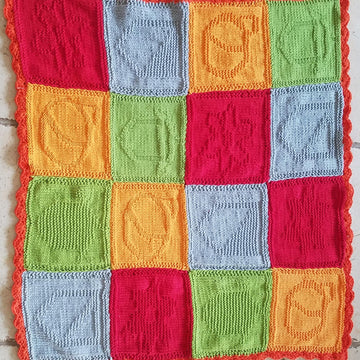 Baby blanket swiss card deck