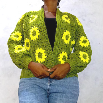 Daisy Granny Square Cardigan