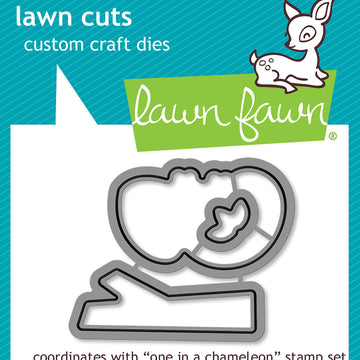 Lawn Fawn Lawn Cuts Custom Craft Die - One In A Chameleon