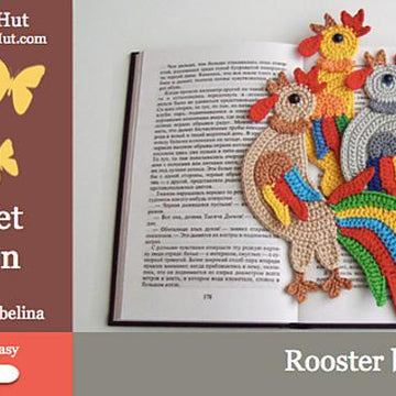 Rooster bookmark
