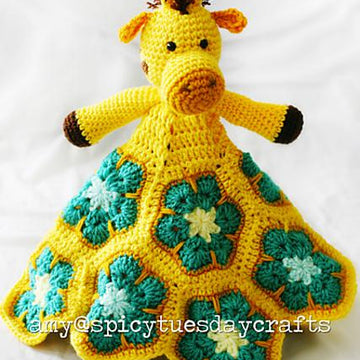 African Giraffe Blanket Buddy