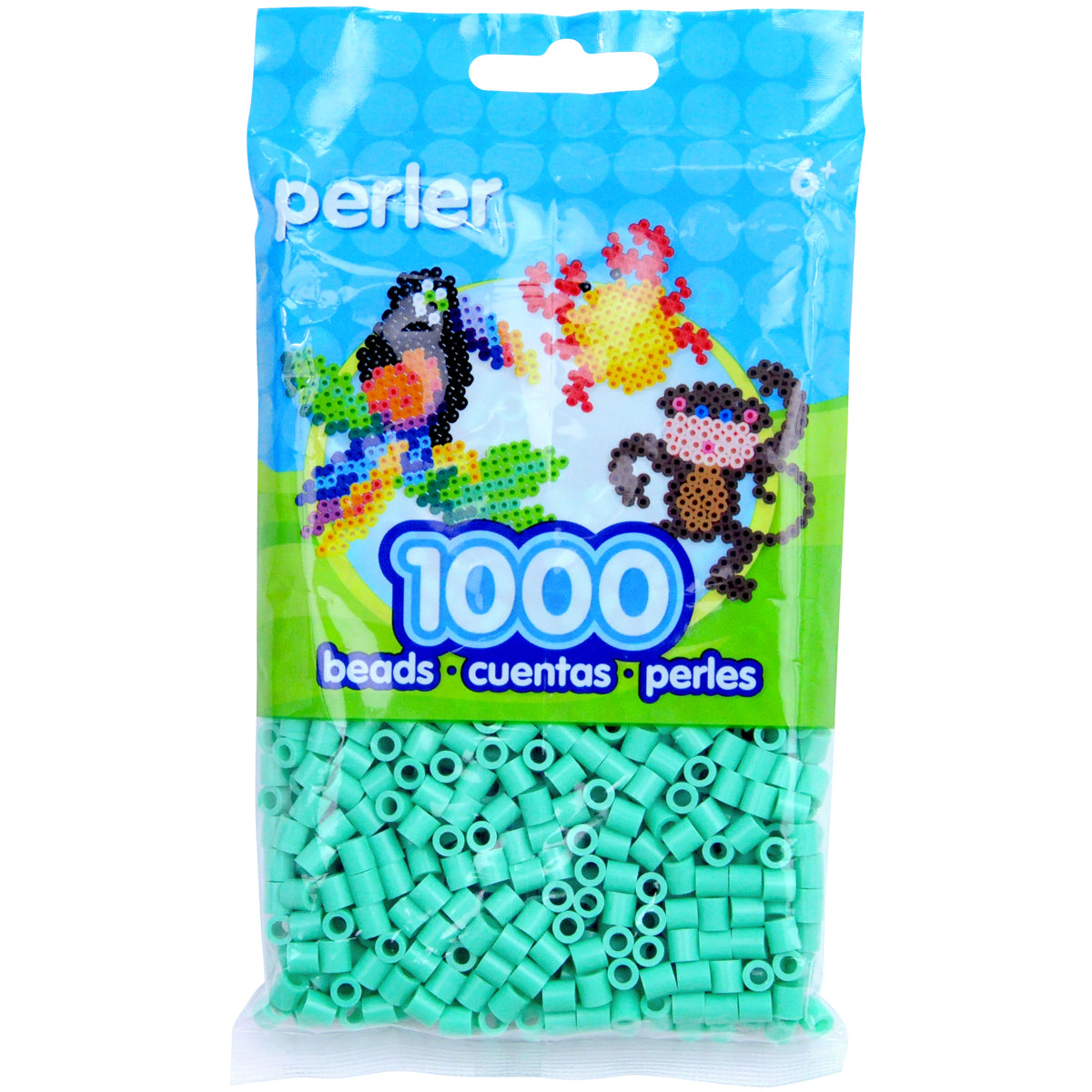 Perler Beads 1,000/Pkg - Light Green