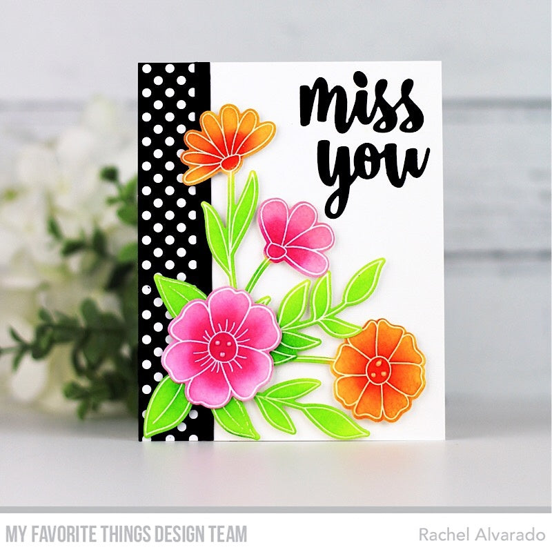 My Favorite Things Single-Sided Paper Pad 6"X6" 24/Pkg - Black & White Dots