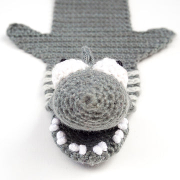 Shark Bookmark Crochet Pattern