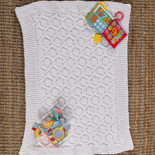Apus - Baby Blanket Knitting Pattern For Babies in Valley Yarns Valley Superwash Super Bulky by Valley Yarns