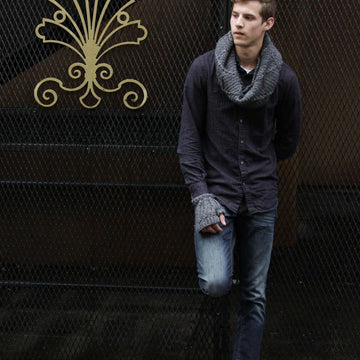 Diamond Cable Cowl for Men