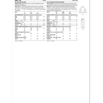 Simplicity Boys' Knit Jacket and Pants by Mimi G Style S9719 - Sewing Pattern