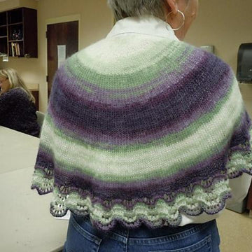 Intrigued with Beads Shawl