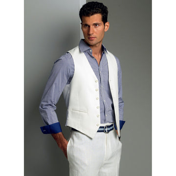 Vogue Men's Vest V8987 - Sewing Pattern