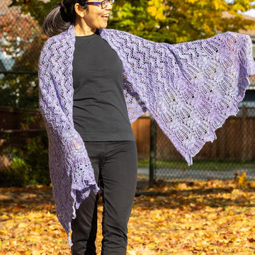 Flowering Victorian Lace Wrap