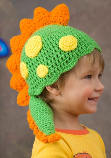 Dragon Hat in Red Heart Super Saver Economy Solids - LW2322