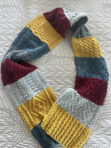 Autumn Cable Scarf