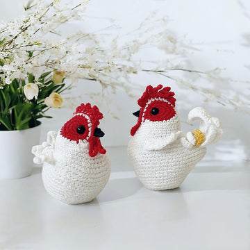 Rooster and Hen
