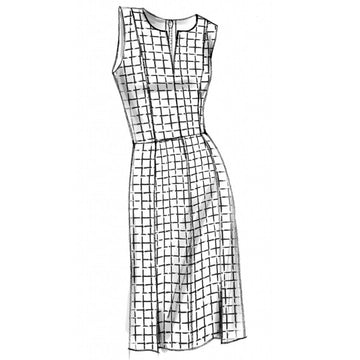 Vogue Misses' Notch-Neck Princess-Seam Dresses V9167 - Sewing Pattern