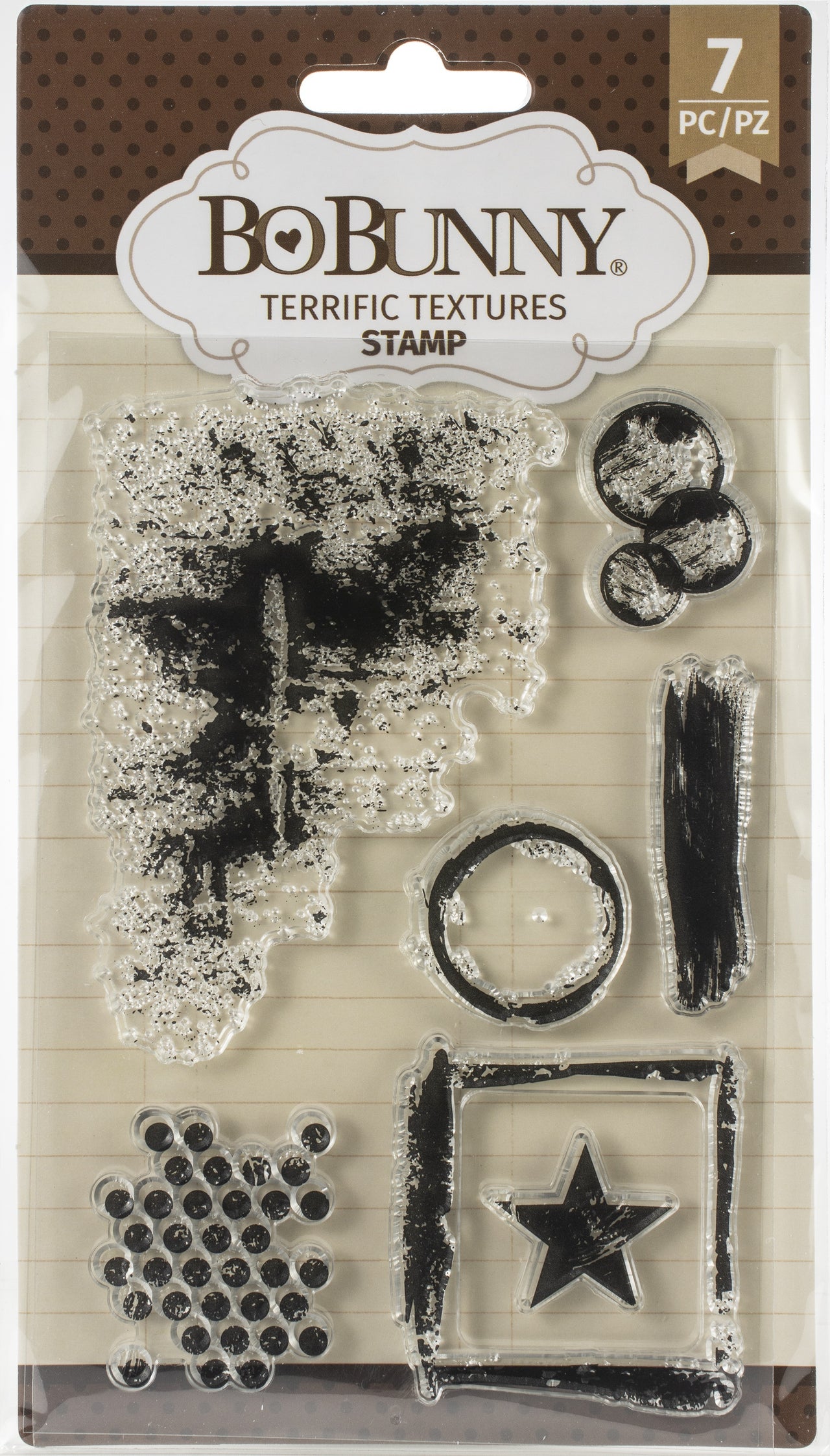 American Crafts BoBunny Stamps - Terrific Textures