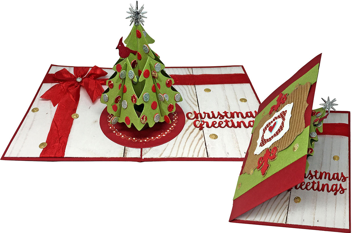 KB Riley Karen Burniston Dies - Christmas Tree Pop-Up