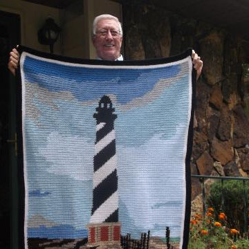 Cape Hatteras Lighthouse Afghan