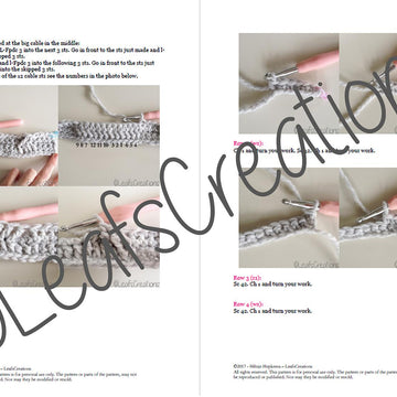 Cable pillow