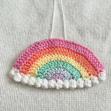 Rainbow & Clouds Wall Hanging