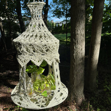 Enki crochet lampion