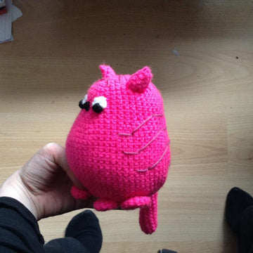 Little Fat Cat Crochet Pattern, Cat Amigurumi