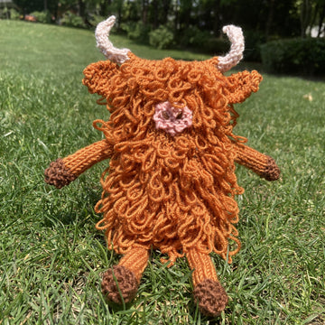 The Highland Cow knitted soft toy
