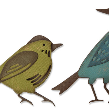 Sizzix Thinlits Dies By Tim Holtz - Feathered Friends