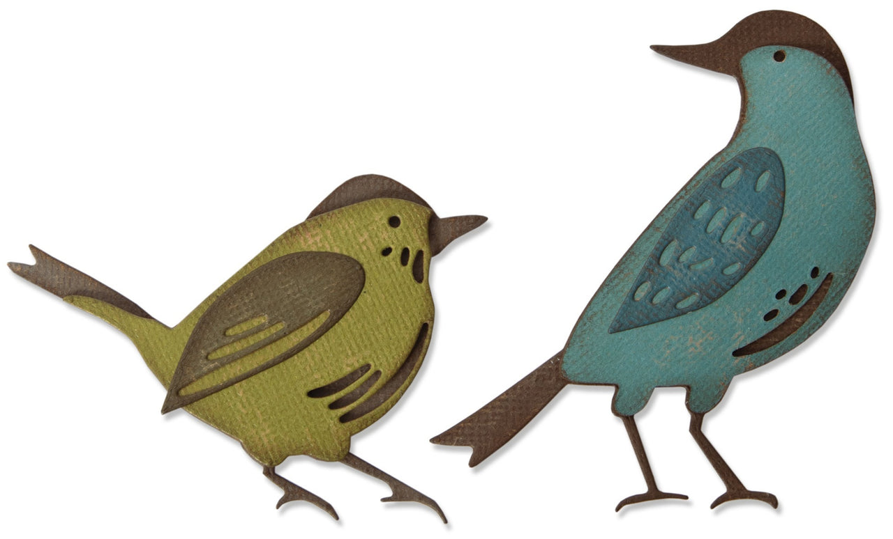 Sizzix Thinlits Dies By Tim Holtz - Feathered Friends