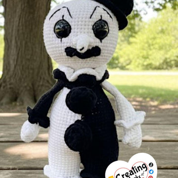 Black And White Horror Clown