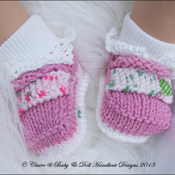 Cosy ribbed Jacket Set 16-22” doll/0-3m baby