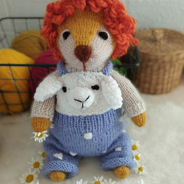 Lion knitting pattern