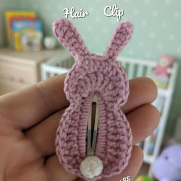 Cute Easter Bunny Hair Clip English-US