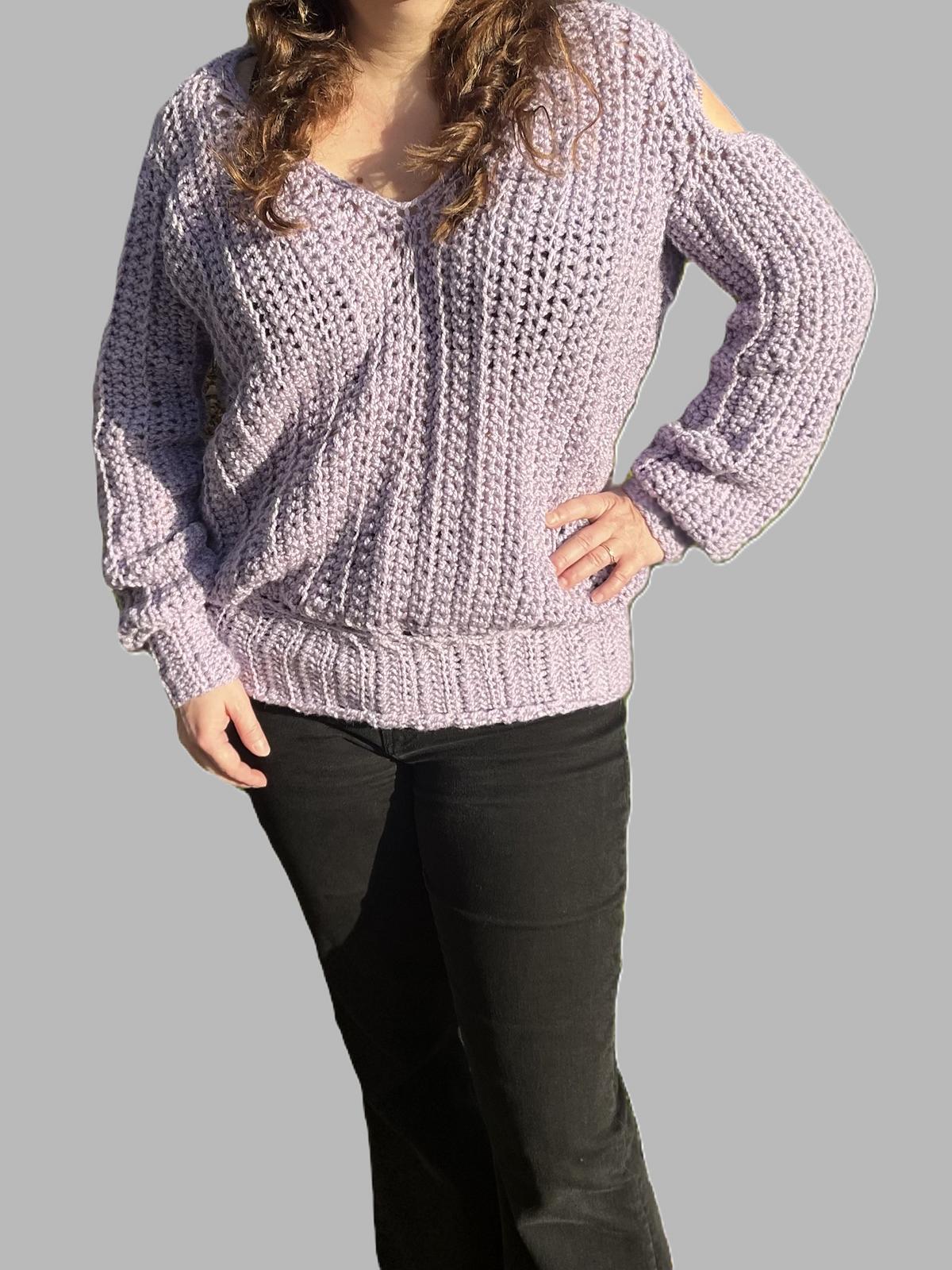 Sweater "Purple Rain"