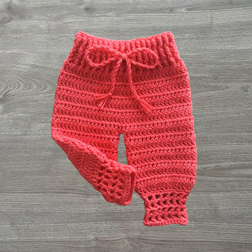 Coral Baby Pants