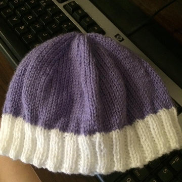Striped Beanie and Scarf Pattern