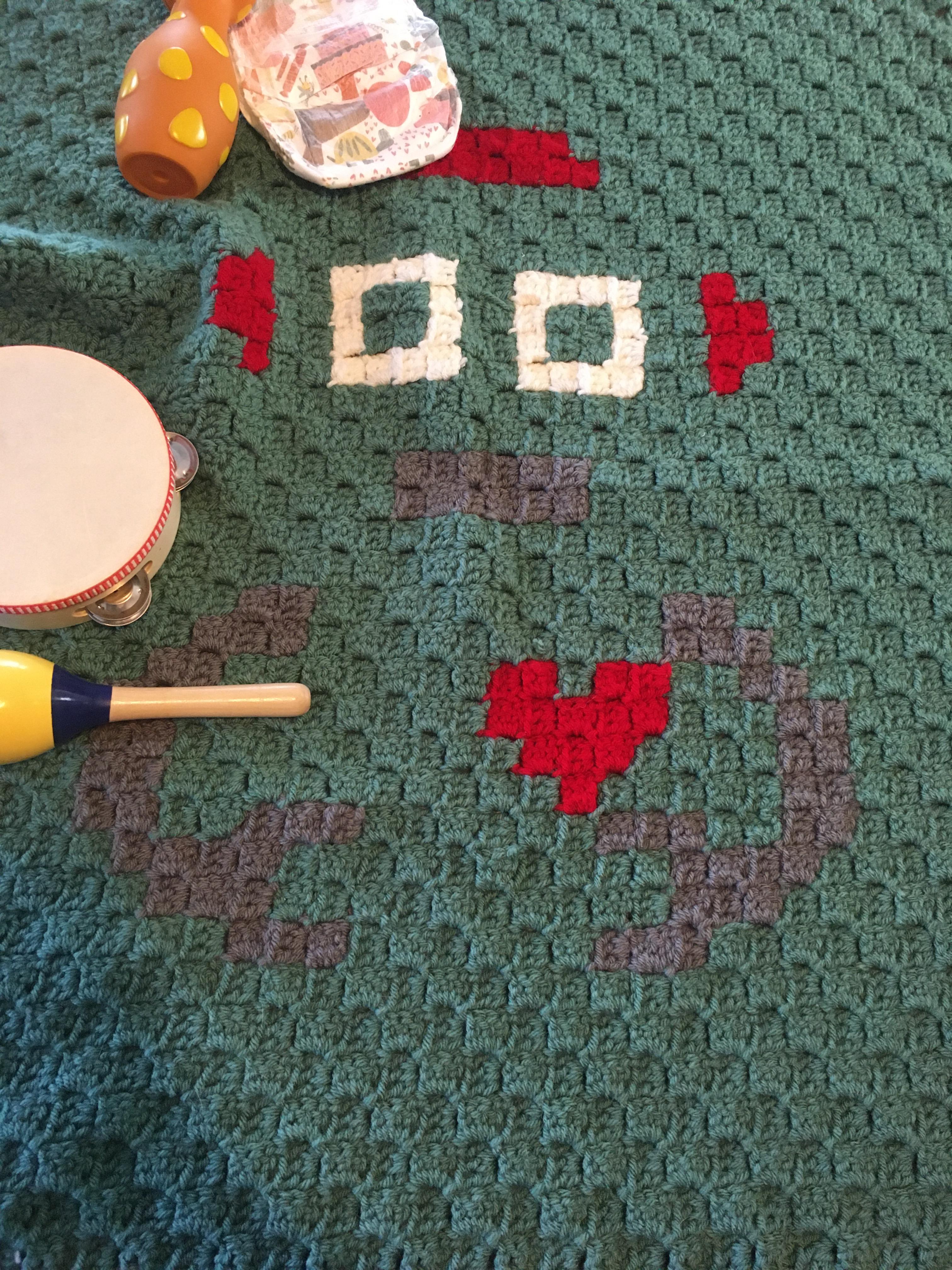 "Beep" (Robot) Lap/Stroller blanket