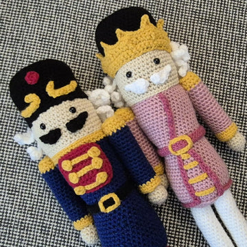 Nutcracker Pink Traditional Christmas Doll Dolls Crochet Amigurumi