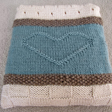 Heart Throw & Baby Blanket