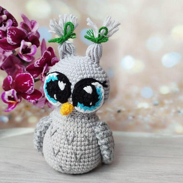 Little owl with big eyes