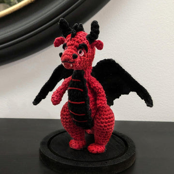Blaze the Dragon crochet pattern, amigurumi dragon pattern