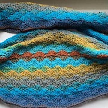 Peacock Mobius Scarf
