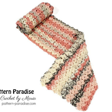 Sunset Blush Hat and Scarf Set
